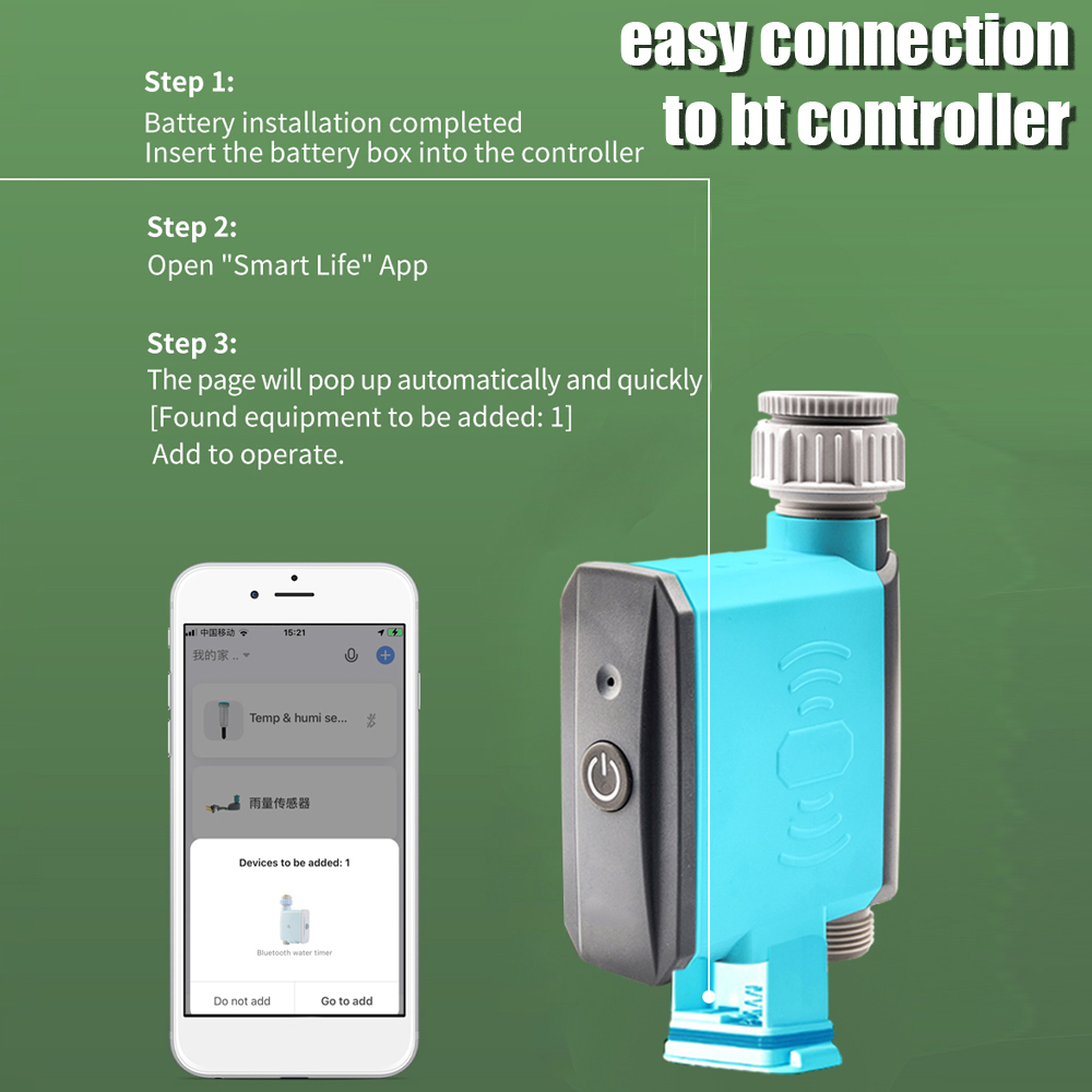 Wifi Irrigation Timer - Smartphone Intelligent Wifi BT contrôleur d'irrigation