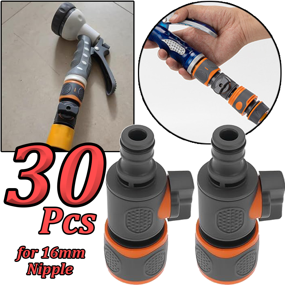 Smart Garden Hose Valve - Connecteur rapide pour tuyau d'arrosage, 16mm,