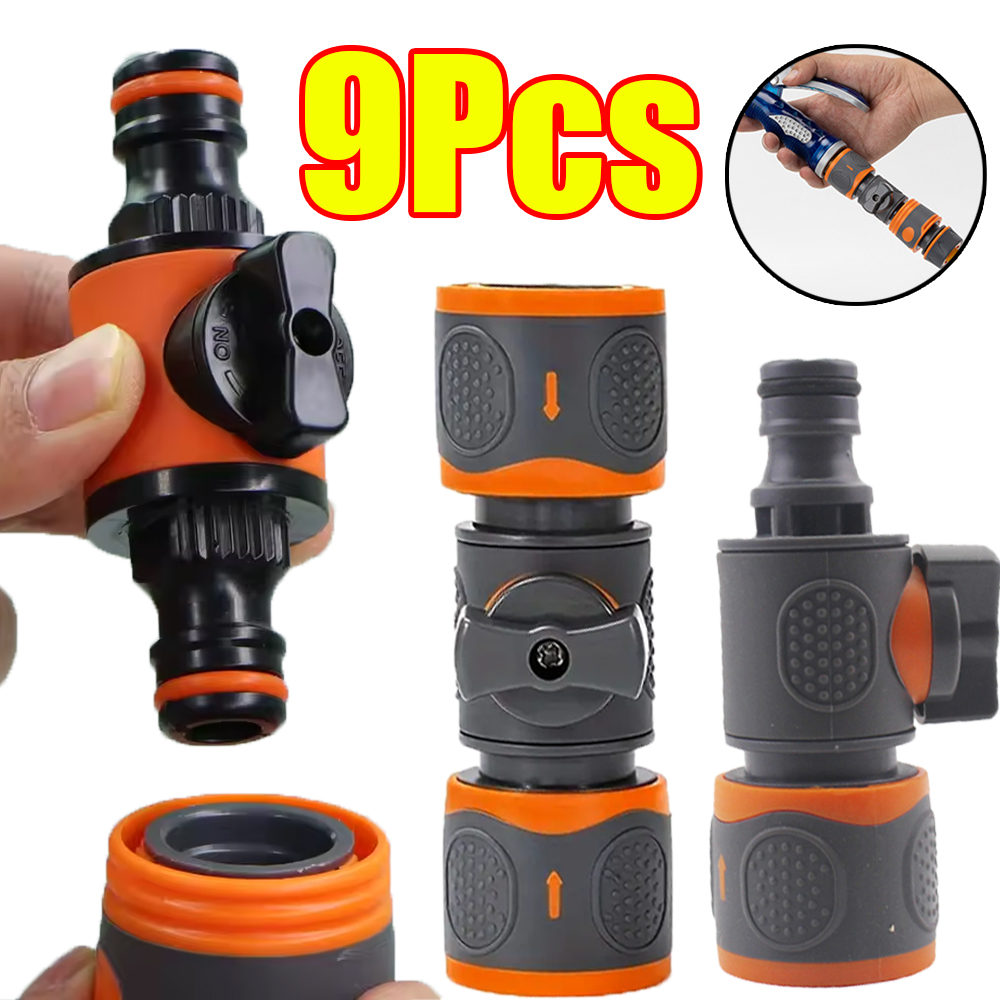 Smart Garden Hose Valve - 1 à 9 pièces d'adaptateurs de