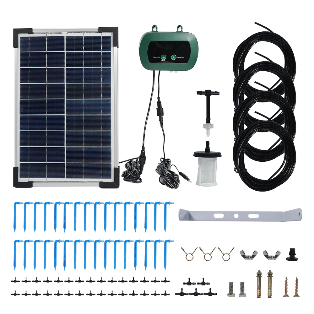 Smart Garden Usa - Équipement d'hydroponie solaire, pompes à micro-goutteurs,