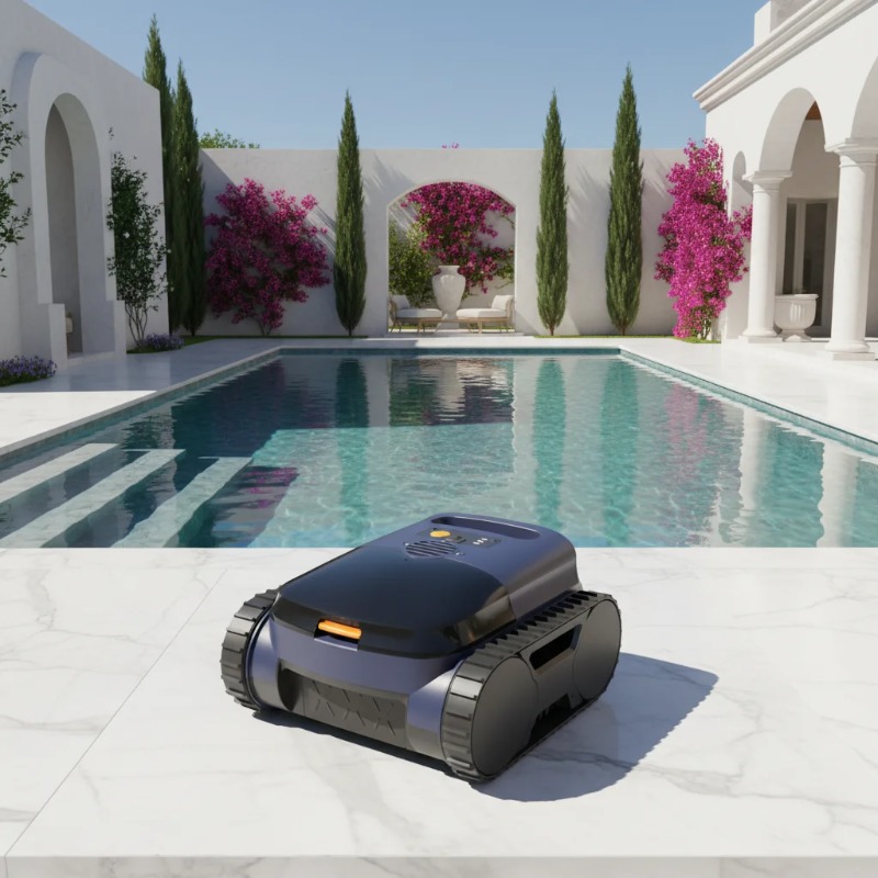 Smart Garden Robot - Nettoyeur de piscine robotisé sans fil