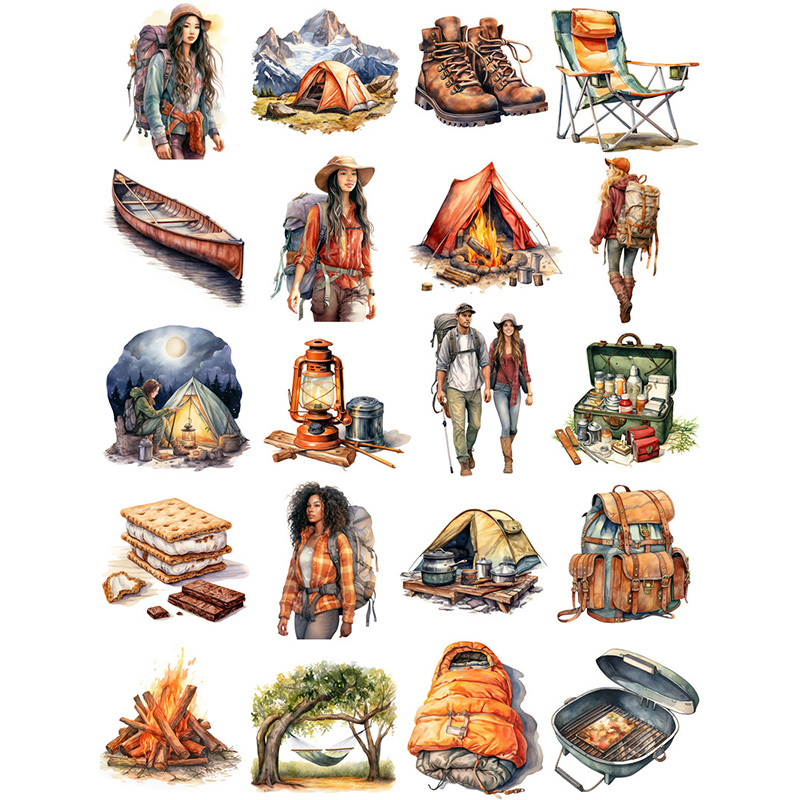 Autocollant de Camping en plei - Garden Journal Planner avis et prix