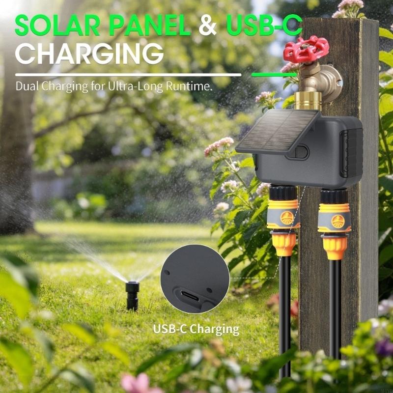 Minuterie d'eau à 2 zones avec - Wifi Irrigation Timer avis et prix
