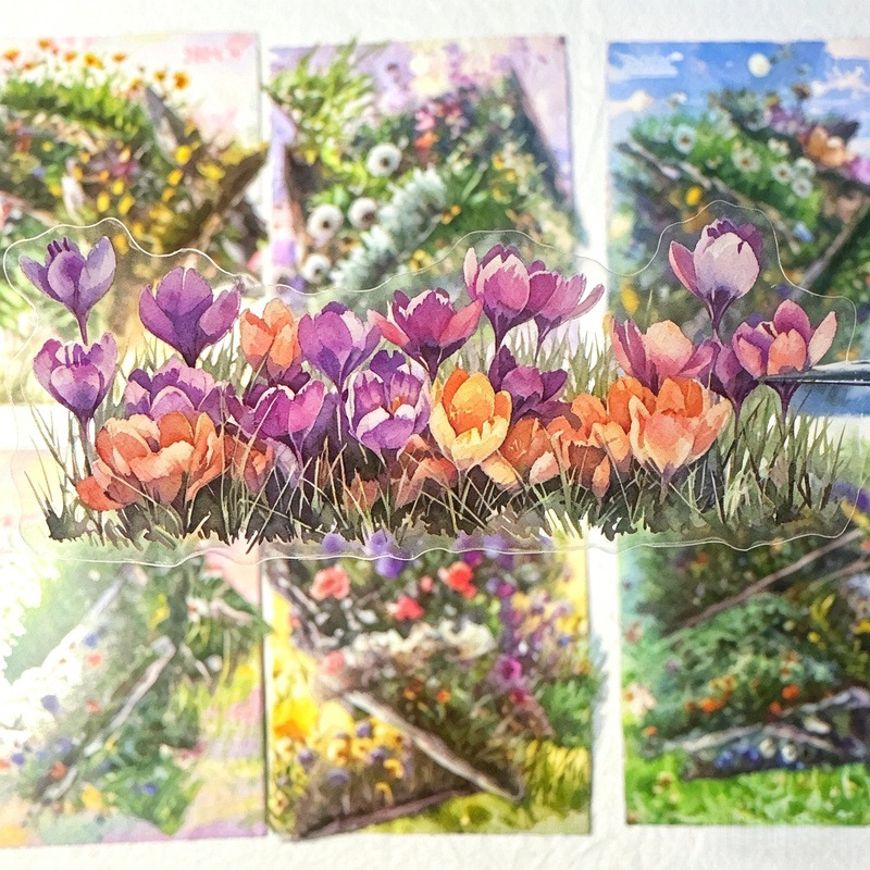 Lot de 20 feuilles d'autocolla - Garden Journal Planner avis et prix