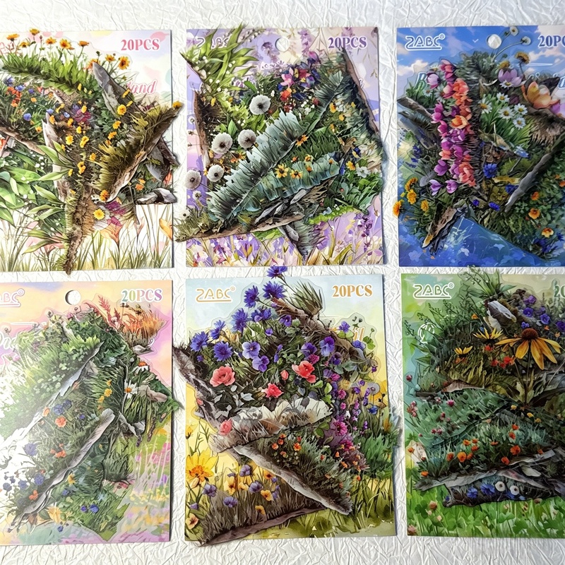 Lot de 20 feuilles d'autocolla - Garden Journal Planner avis et prix