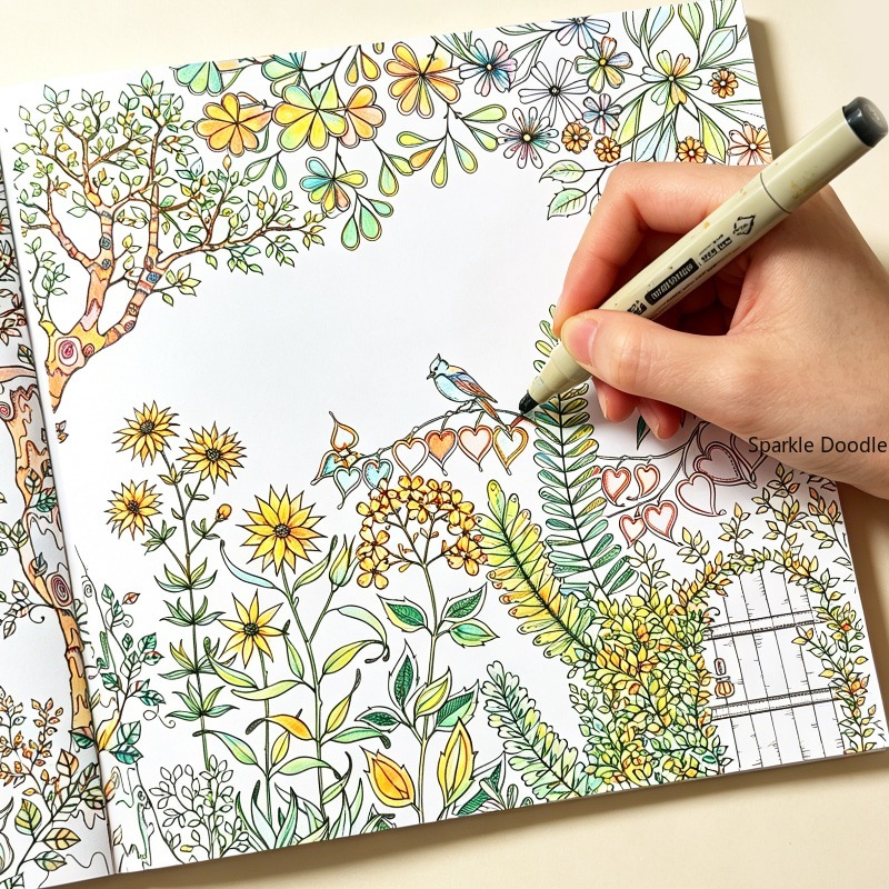 Livre de coloriage pour adulte - Garden Journal Planner avis et prix