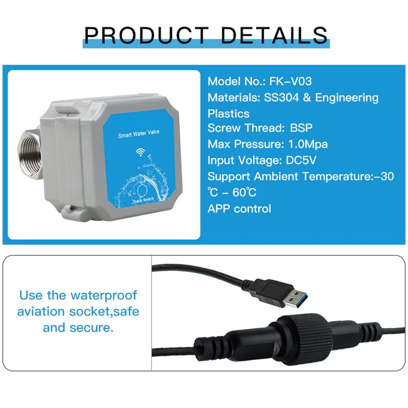 Robinet intelligent DN20/DN25  - Smart Garden Hose Valve avis et prix