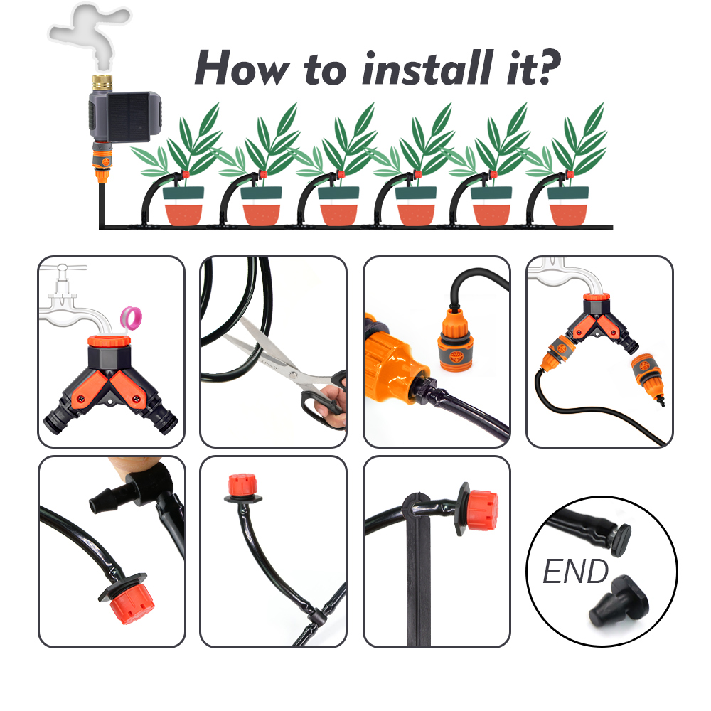 Kit d'irrigation goutte à gout - Wifi Irrigation Timer avis et prix