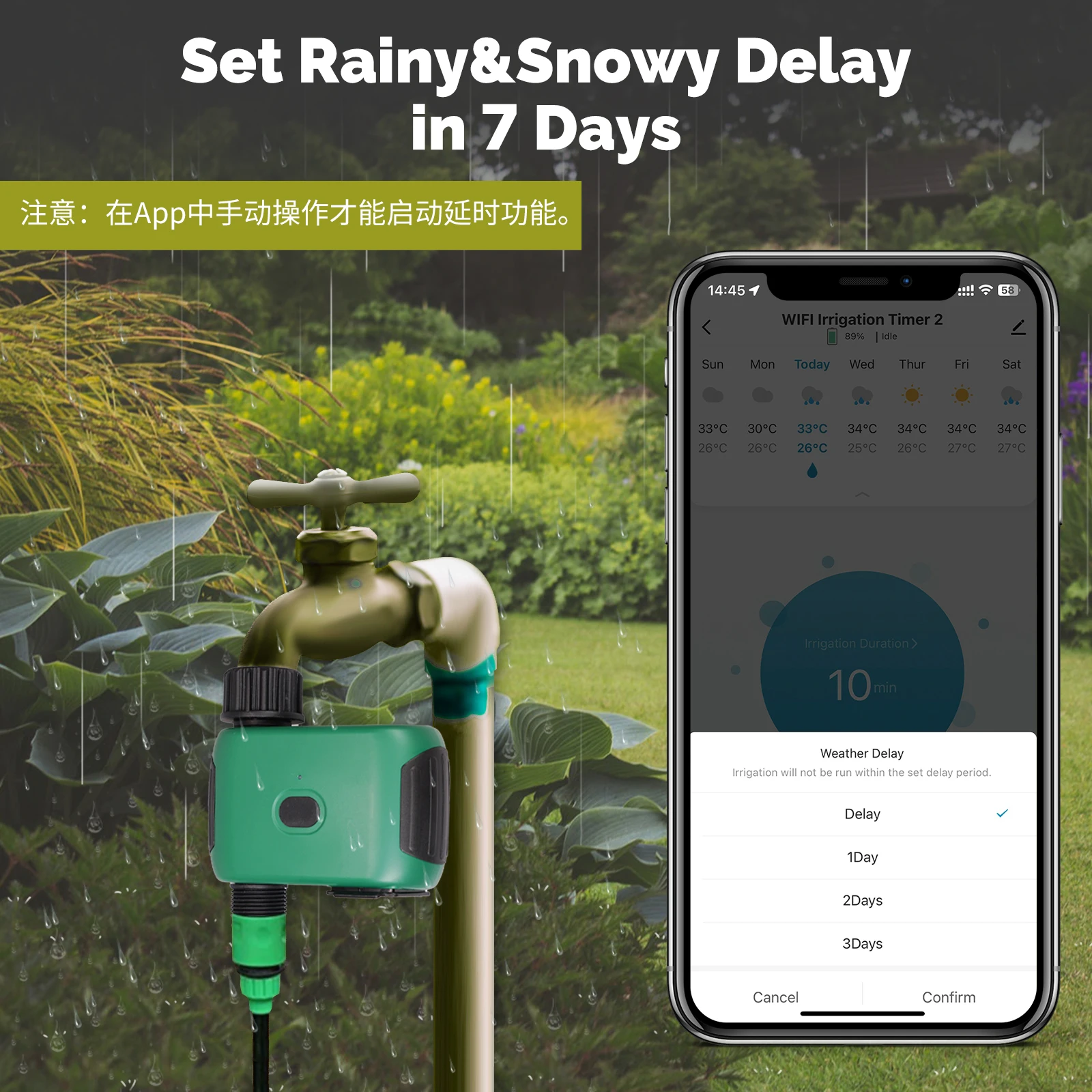 MOES Tuya Smart WiFi 1 sortie  - Wifi Irrigation Timer avis et prix