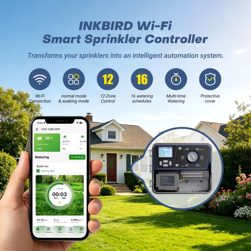 Contrôleur d'arrosage intellig - Wifi Irrigation Timer avis et prix