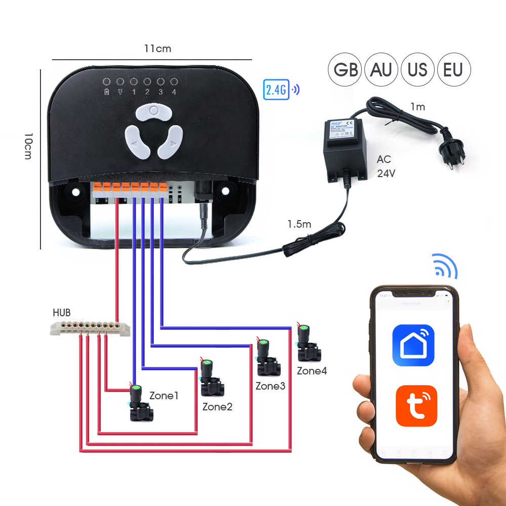 Contrôleur d'électrovanne pour - Smart Garden Hose Valve avis et prix